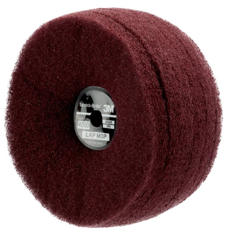 Scotch-Brite Flexi Wheel Coarse Brown 200mm x 50mm