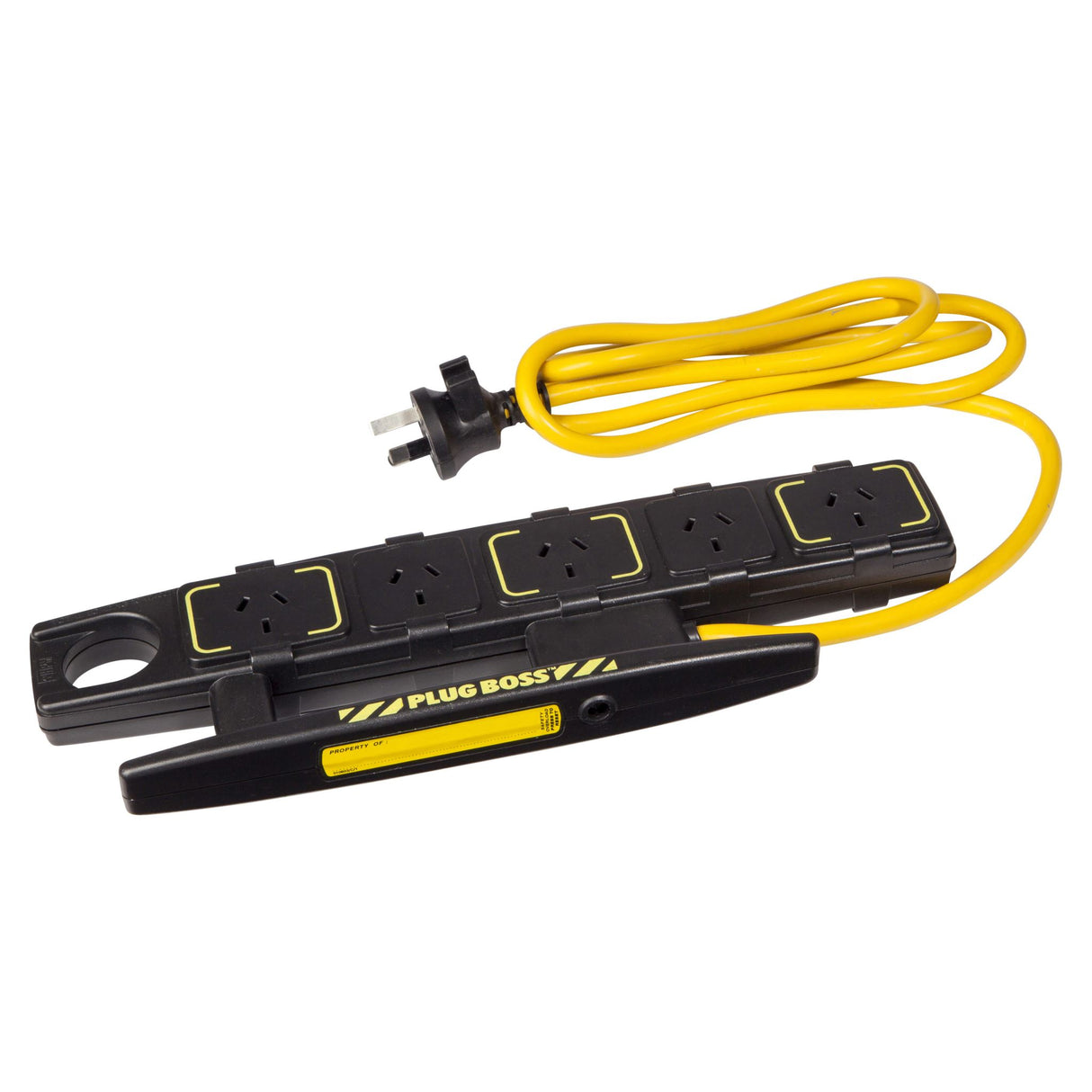 HPM PlugBoss Heavy Duty Powerboard 5 Outlet 10A
