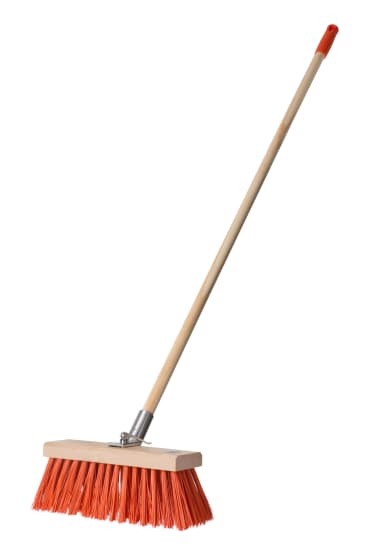 Orange Fill Hi Viz Yard Broom 355mm-Each