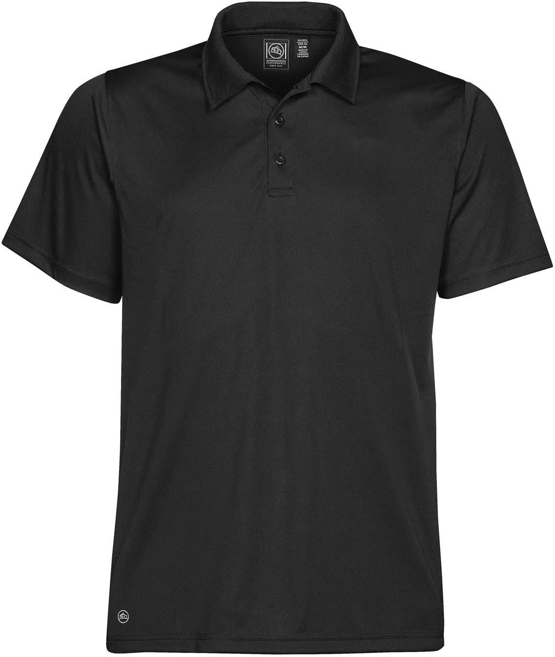 Stormtech, Eclipse H2X-DRY Pique Polo, PG-1 - Black (Size: M)