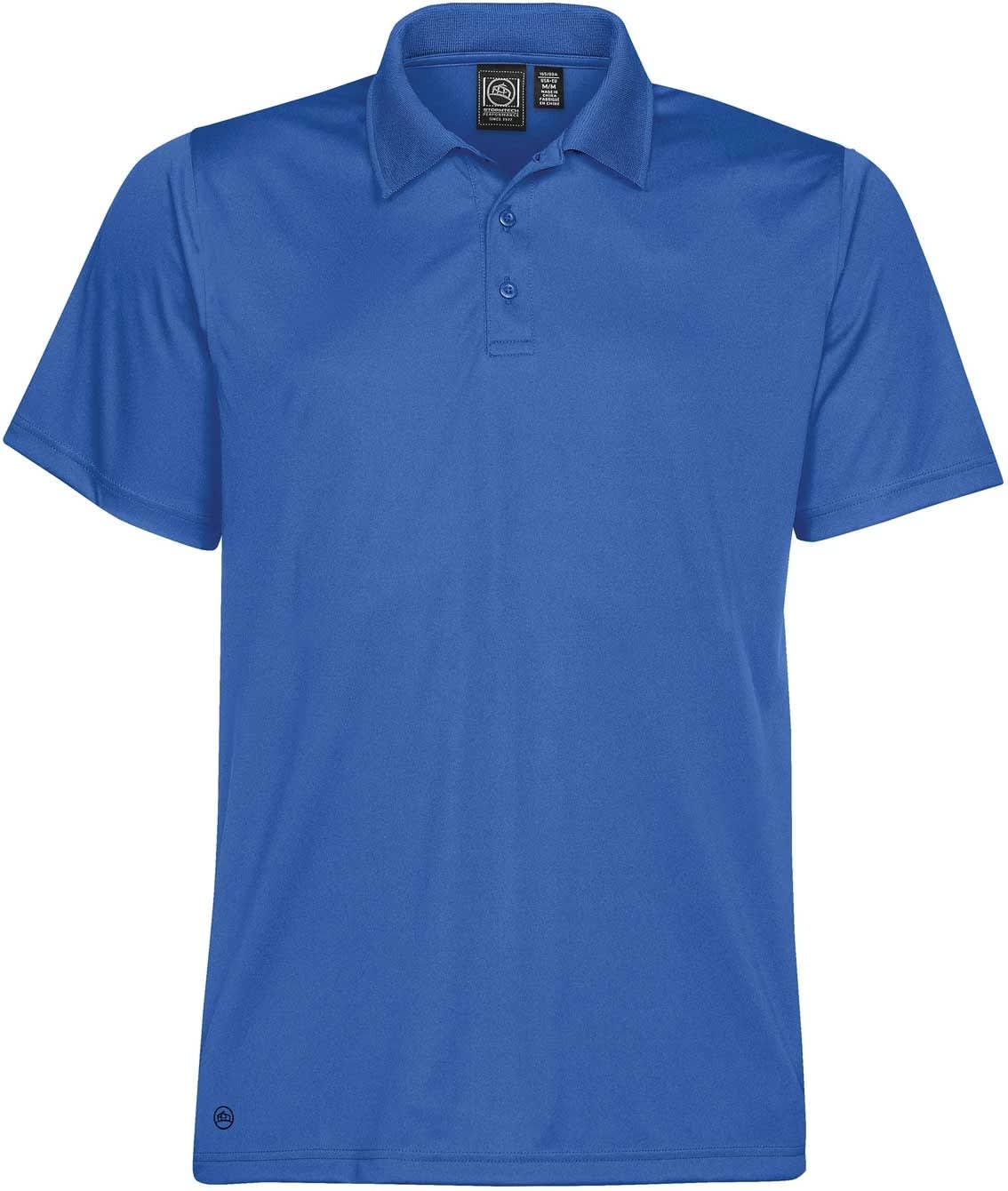 Stormtech, Eclipse H2X-DRY Pique Polo, PG-1 - Azure/Blue (Size: 5XL)