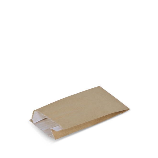 Detpak Grease Proof Brown #2 Paper Bag 195x95x45mm Pack of 250 (Pack)