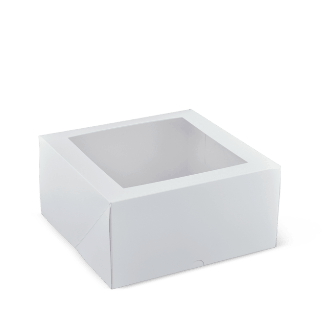 Detpak 9-Inch-Deep Square Patisserie Box 100 (Case)
