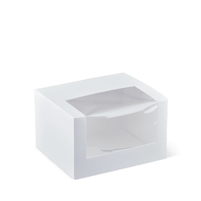 Detpak 5-Inch-Long Patisserie Box 130x110x80mm Pack of 100 (Pack)