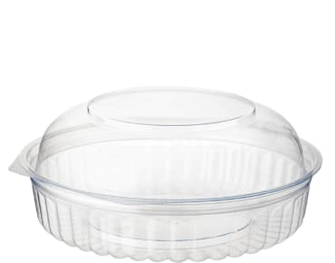 Food Bowl - 20oz - Round Clear - PET 568ml 150 (Case)