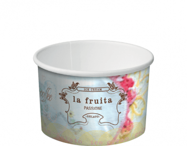 La Fruita Paper Ice Cream / Gelato Cups 150ml 50/Pack (Pack)