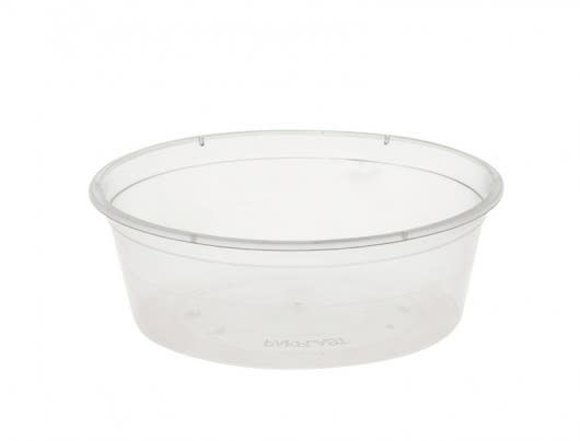 Emperor Polypropylene Round Container - Small 250ml 50 (Pack)