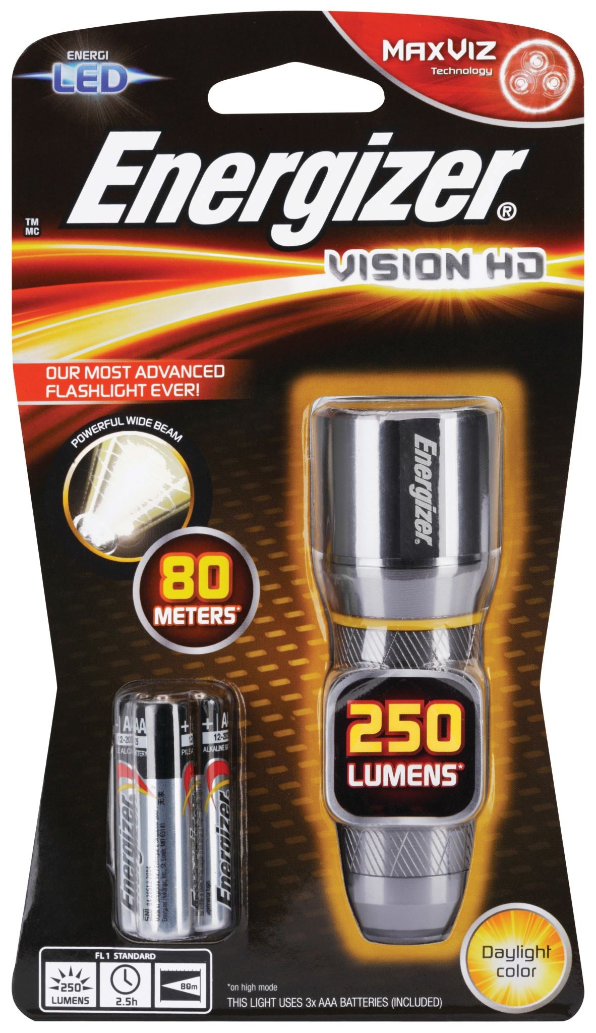 Energizer Vision Metal HD 3AAA