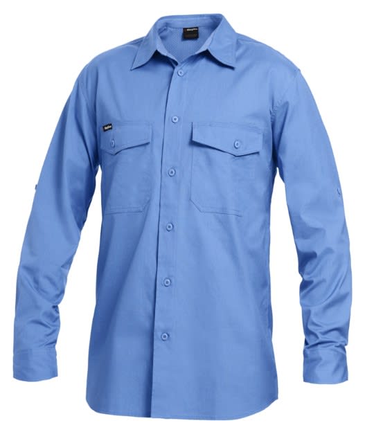 KingGee, Workcool 2 Ripstop Shirt, K14820 - Sky Blue (Size: SM)