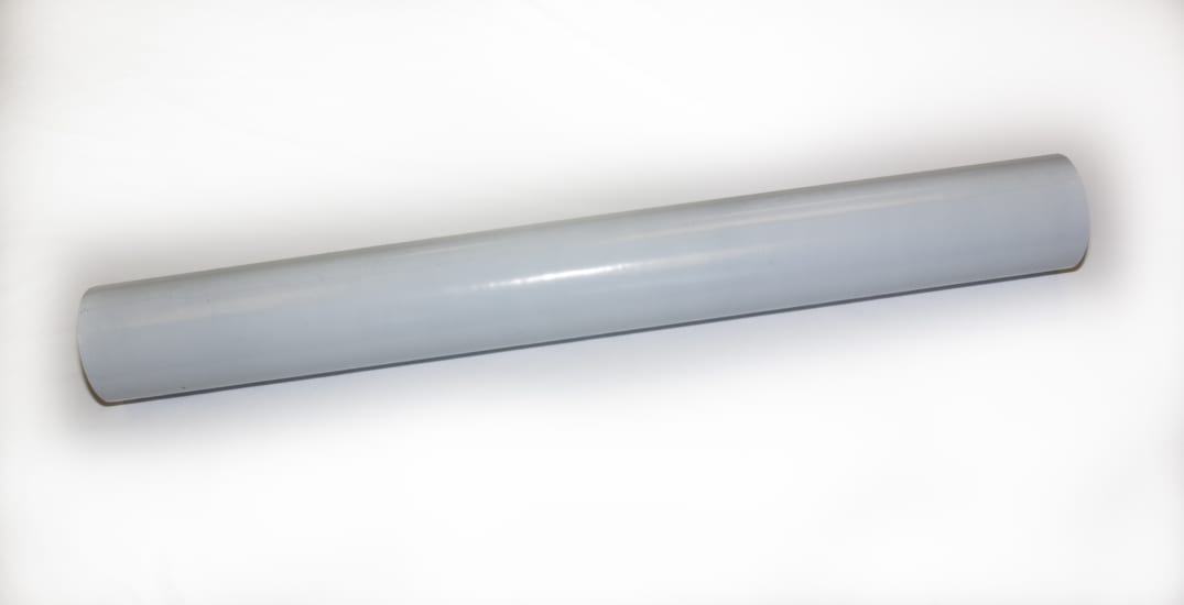 Novacel Protection Film roll, 1218mm x 100m, ideal for safeguarding surfaces like stainless steel and plastic during projects.