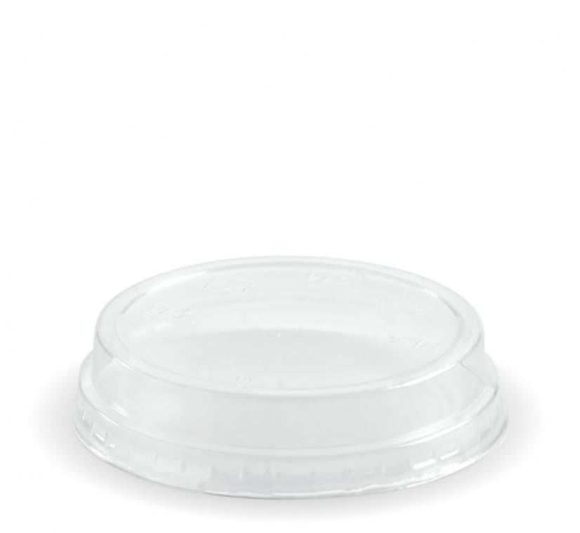 Dome Clear PLA Lid No Hole 60-280ml 2000 (Case)