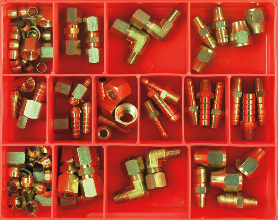 Champion Brass Adaptor Fittings Assortment 110 piece
