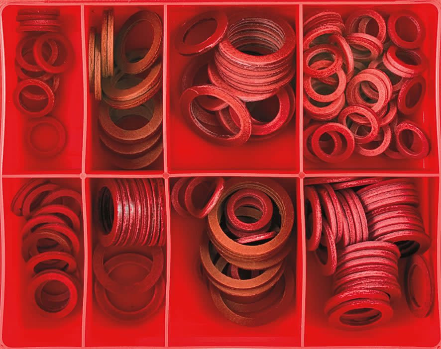 Champion 3/32in Fibre Washer Assortment 143 piece