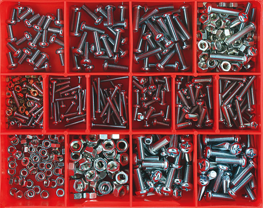 Champion Machine Screw & Nut Assortment 520 piece