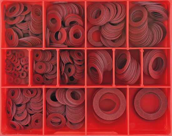 Champion 1/32in Fibre Washer Assortment-430 piece (Each)