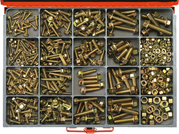 Champion Metric Flange Head Bolt & Nut Assortment 455 piece