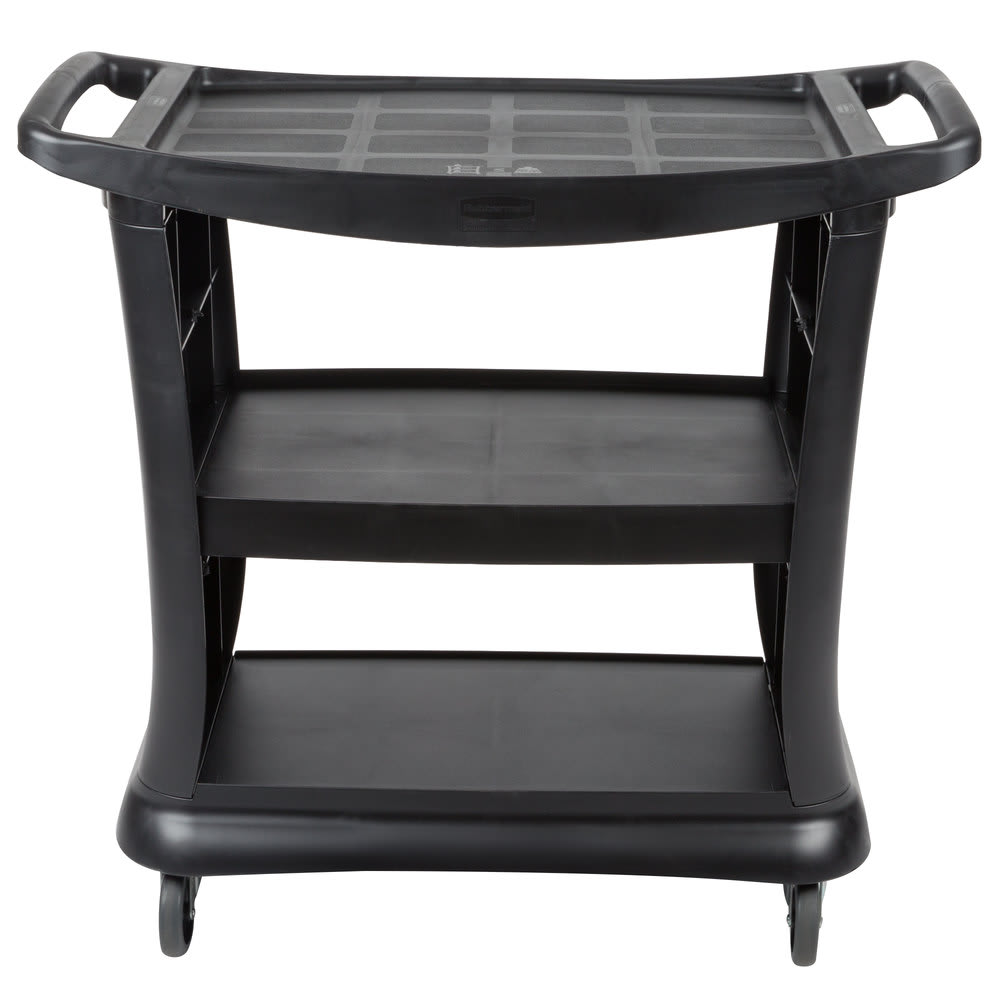 Rubbermaid Executive Series Black Service Cart