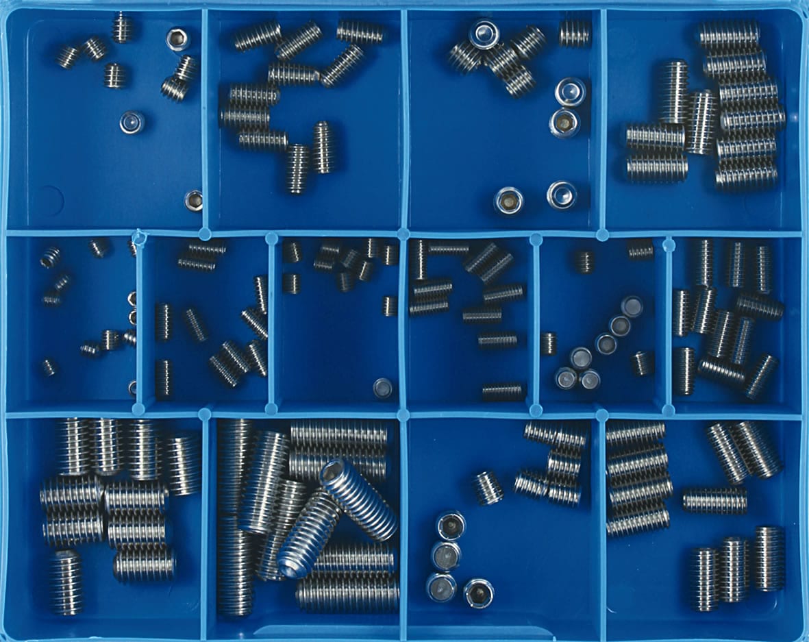 Champion S/Steel 316 Grub Screw Assortment 140 piece