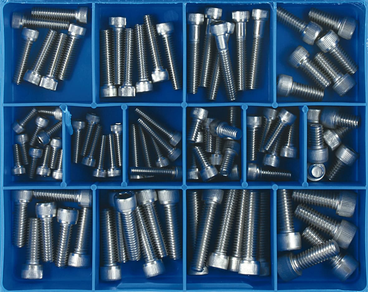 Champion S/Steel 316 Imperial Cap Screw Assortment 91 piece