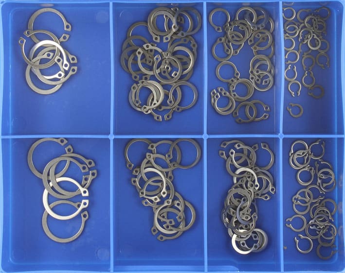 Champion S/Steel 304 External Circlip Assortment 120 piece