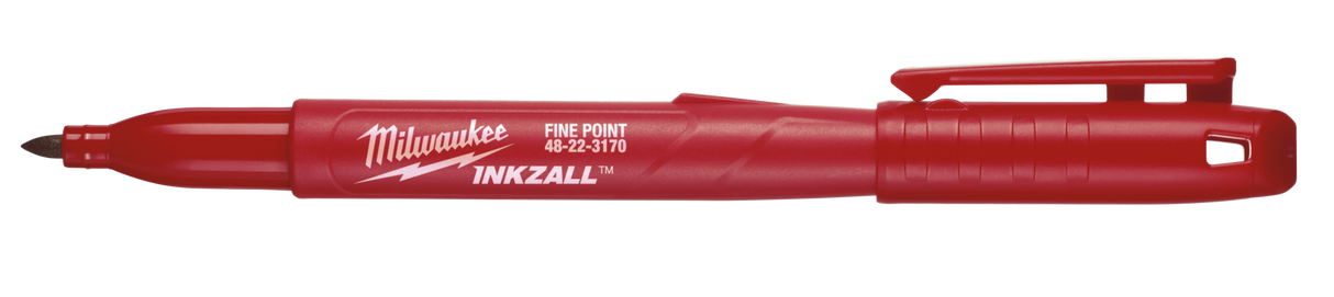 Milwaukee Inkzall Red Marker Fine Tip (Each)