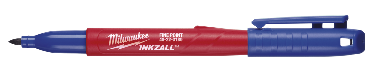 Milwaukee Inkzall Blue Marker Fine Tip (Each)