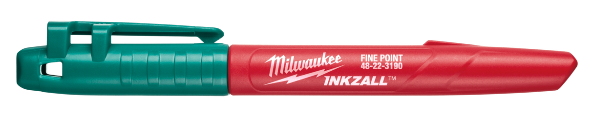Milwaukee Inkzall Green Marker Fine Tip (Each)