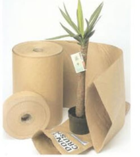Kraft Paper Sleeve roll, 165gsm, 375mm wide, 150m long, ideal for packaging odd-shaped items sustainably.