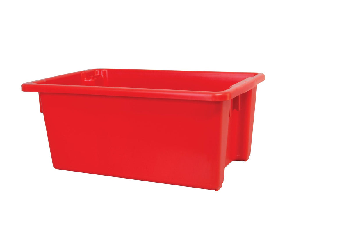 Food Grade Red Stack and Nest Crate - 32L