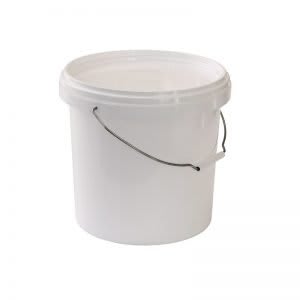 Food Grade White Round Pail - 10L