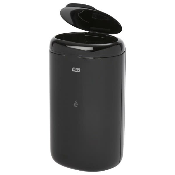 Tork B3 Rubbish Bin Black Plastic 5 Litre 190x160x338mm (Each)