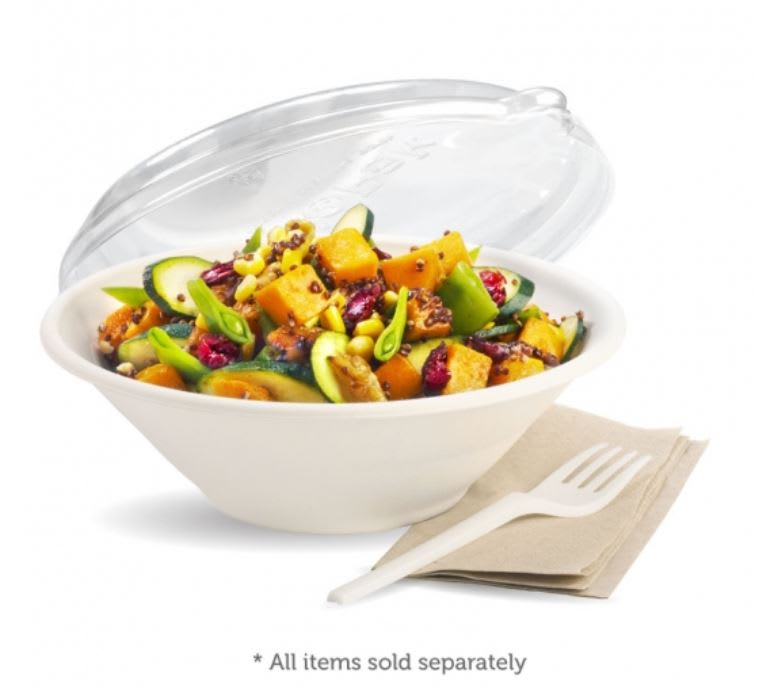 BioPak Clear Recycled PET BioBowl 24-48oz/800-1420ml 400 (Case)