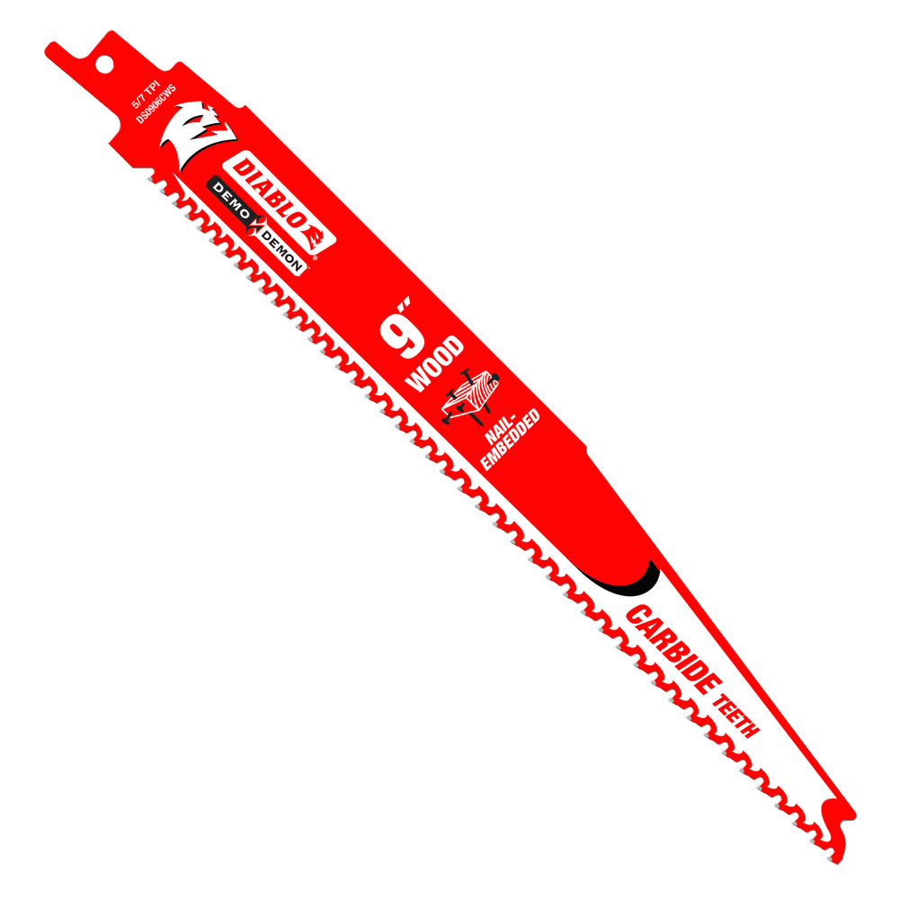 Diablo Steel Demon Carbide Reciprocating Blade 9" (Each)