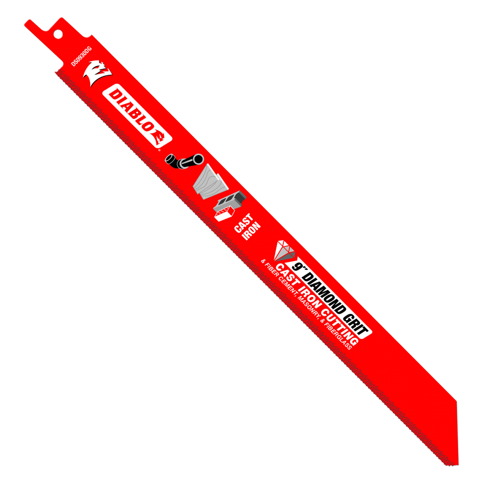Diablo Diamond Grit Reciprocating Blade 9" (Each)