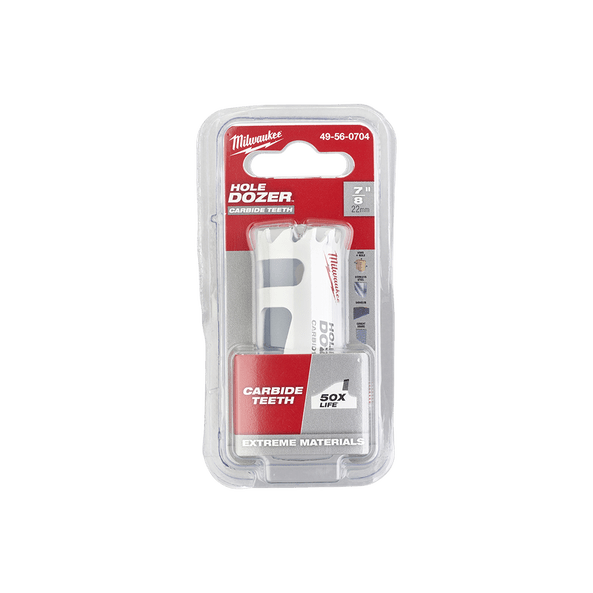 Milwaukee 22mm Holedozer Carbide Holesaw Blade (Each)