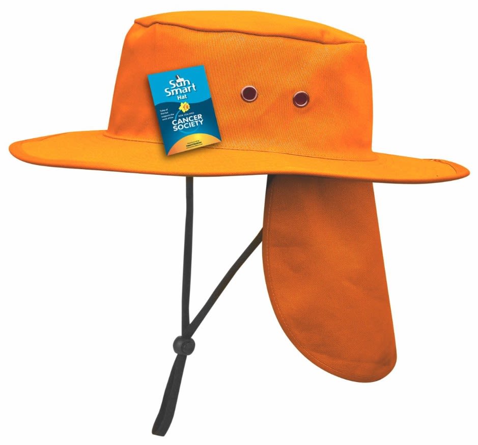 Legend Life, Polyester Sunmaster Hat, 4295 - Fluro Orange (Size: LXL)