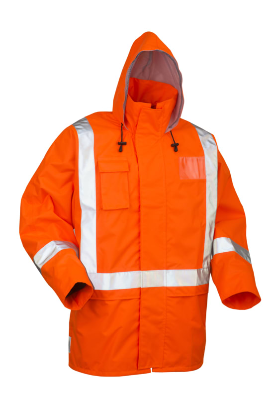 Tornado, Hi Vis Mesh Lined Jacket - Fluro Orange - M