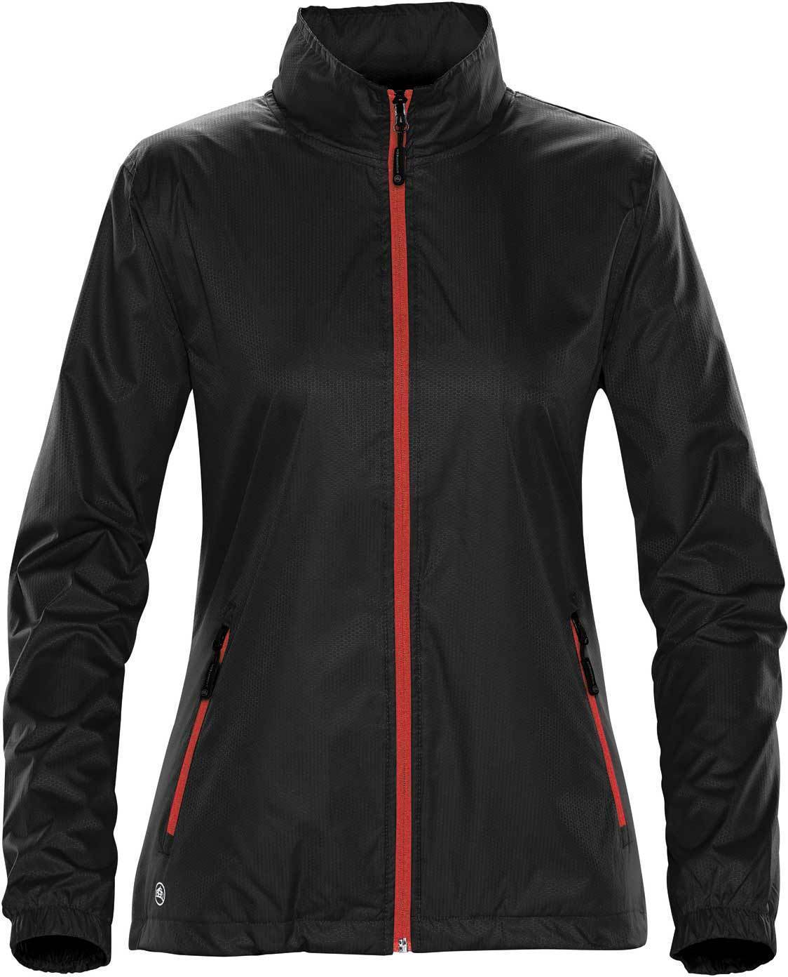 Stormtech, Women's Axis Shell Jacket, GSX-1W - Black/Red (BR) (Size: M)