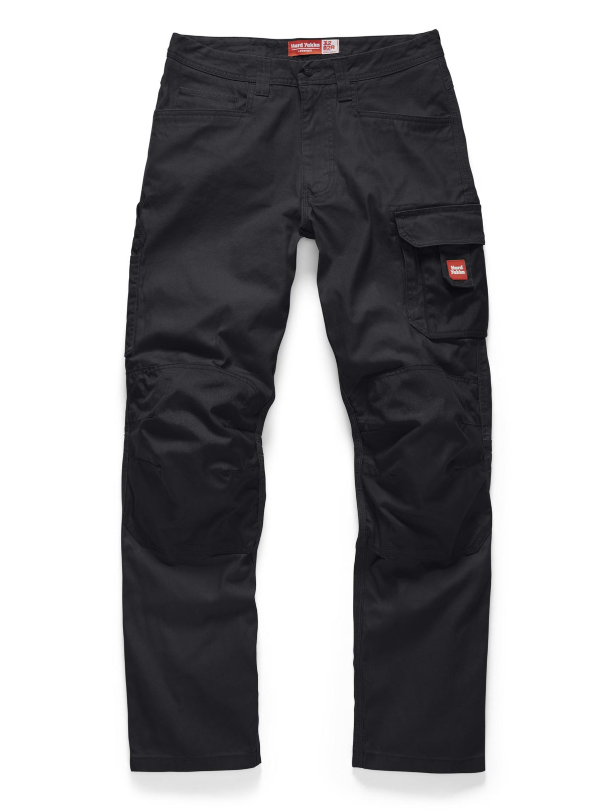 Hard Yakka, Legends Cargo Pant, Y02202 Stout Fit - Black - 117