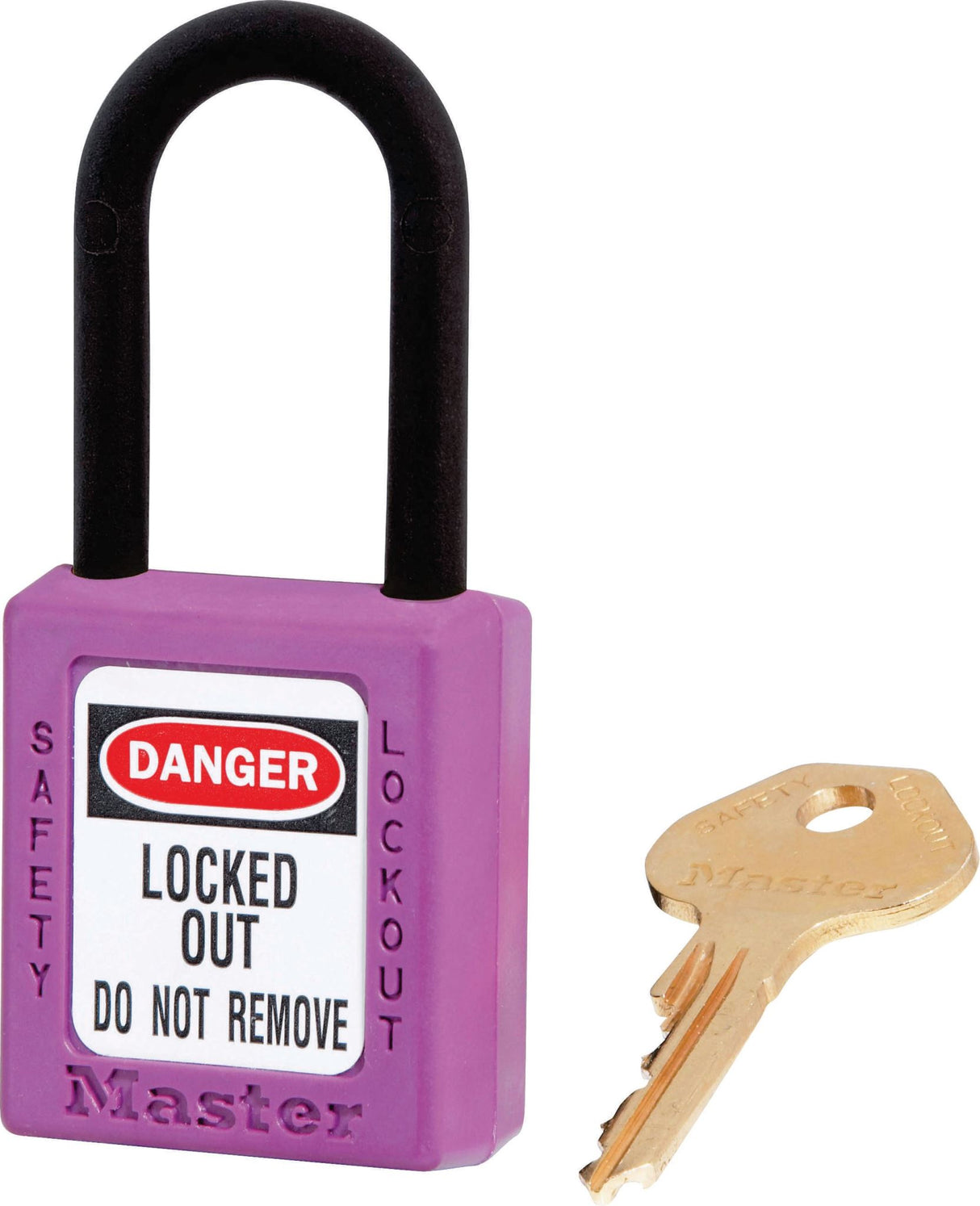 MasterLock 0406 Dielectric Padlock KEYED DIFFERENT 38mm - Purple