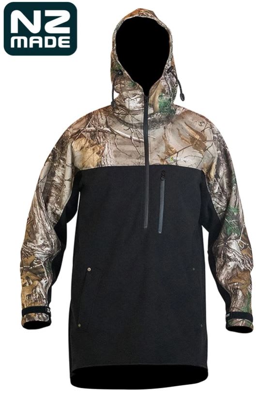 Kaiwaka, Weathershield Camo Hoodie, WSC944 - Camo/Black (Size: M)