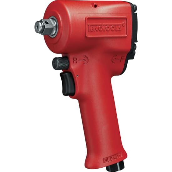 Compact Teng Mini Air Impact Wrench with 1/2" drive, 770Nm torque, jumbo clutch, reversible operation, and lightweight design.