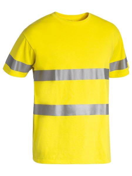 Bisley, Hi Vis Cotton T-Shirt, BK1017T - Yellow - 4XL