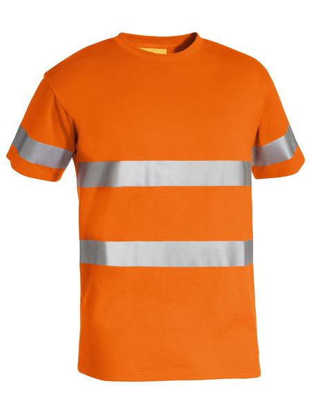 Bisley, Hi Vis Cotton T-Shirt, BK1017T - Orange (Size: 6XL)