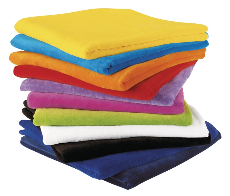 Terry Velour Towel - White