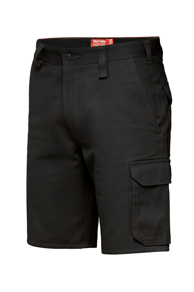 Hard Yakka, Foundations Cargo Short, Y05500 - Black - 102