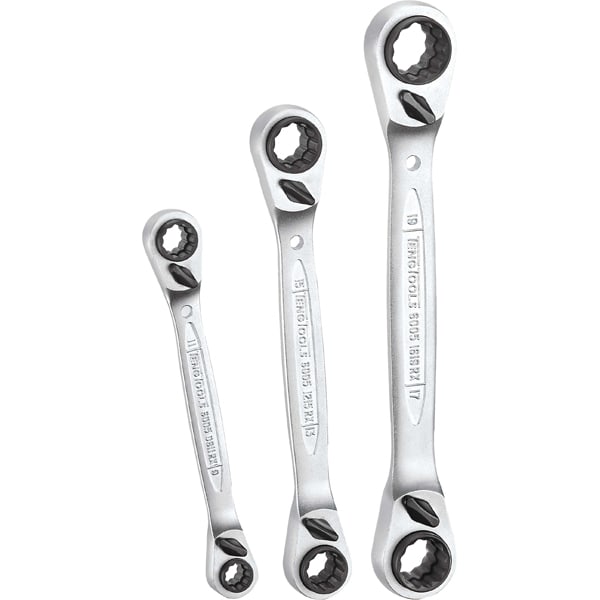 Teng Multi-Drive Ratchet Ring Spanner Set 6503RX 3 Piece