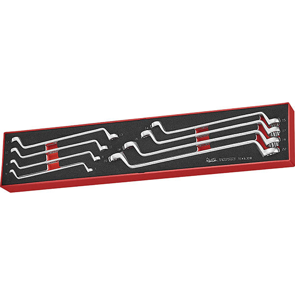 Teng Double Ring Metric Spanner Set TEX-Tray 8 Piece