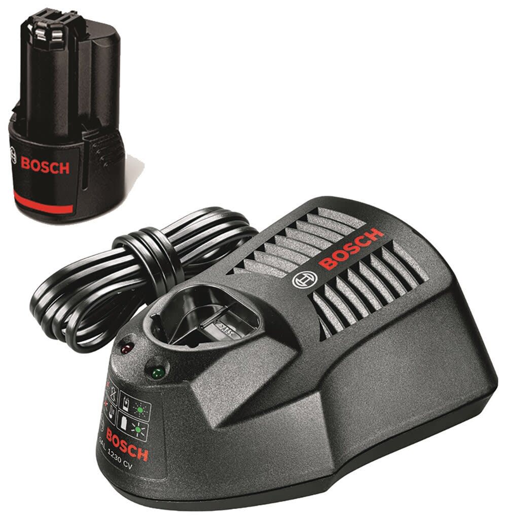 Bosch 12V 2.0Ah Battery and Charger Starter Kit