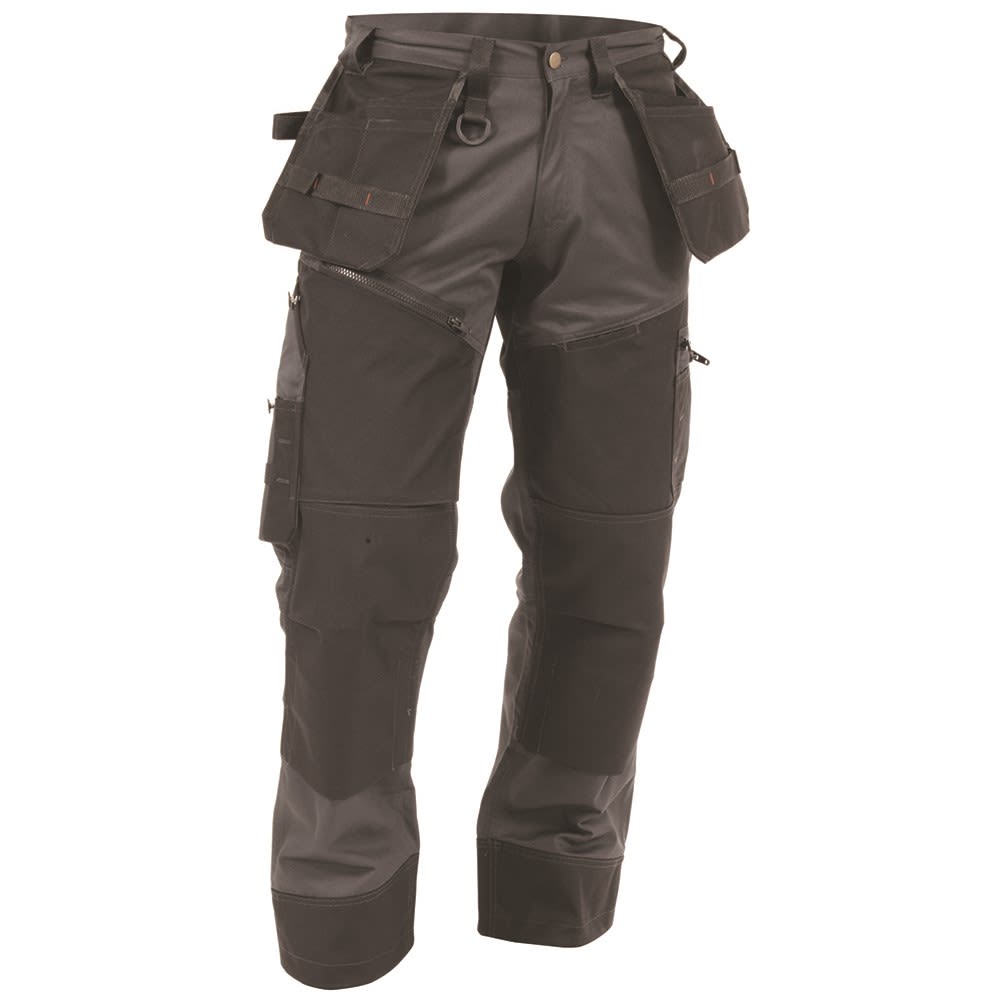 Bison, Craftsman Multi-pocket Pant, 170013 - Black/Grey (Size: 82)